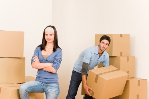 Moving team handling a small removal job in Paddington