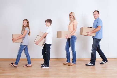 Safe furniture handling during a Paddington van move